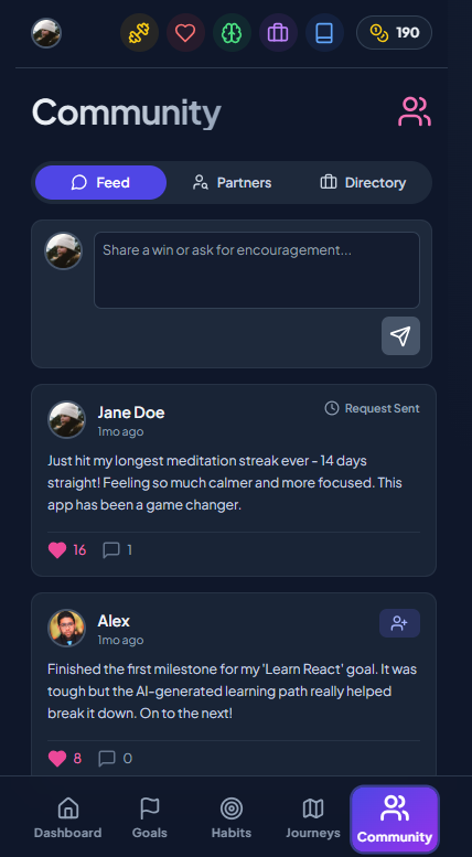 Community mockup
